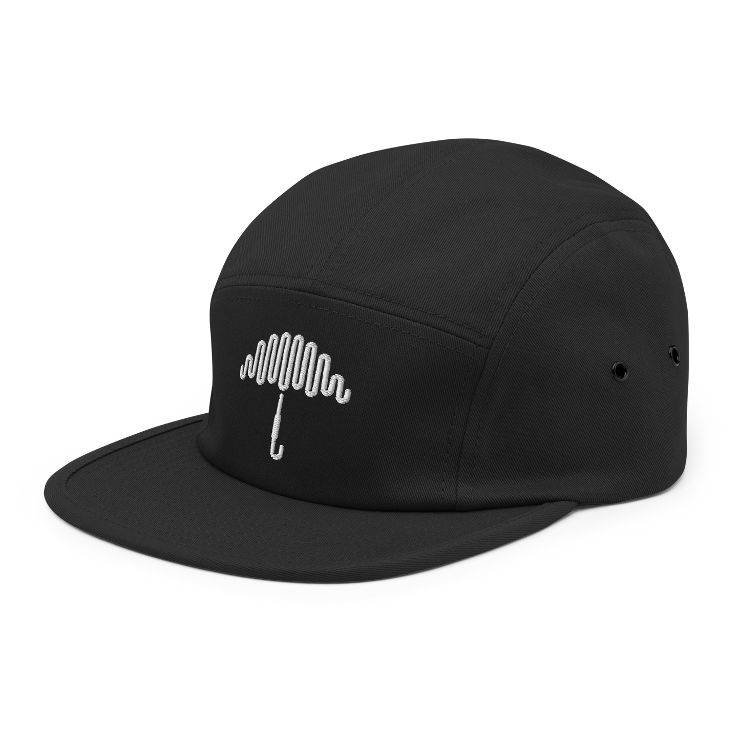 UU Five Panel Cap Black