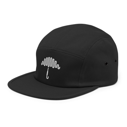 UU Five Panel Cap Black