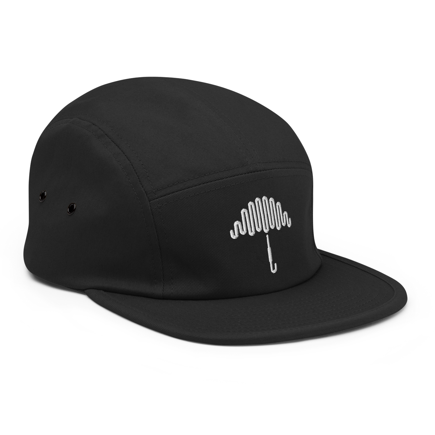 UU Five Panel Cap Black