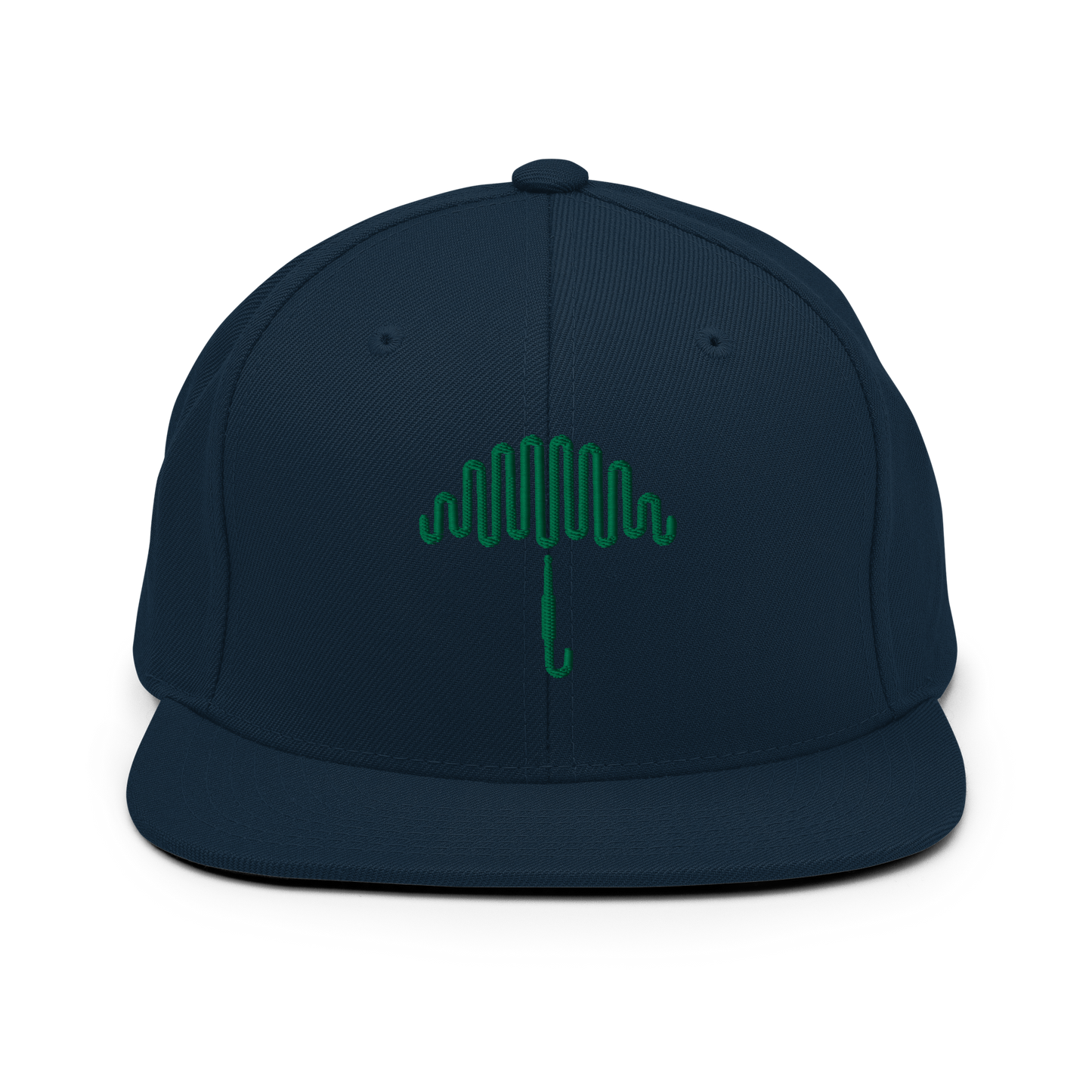 Shamrock Crest Dark Navy Snapback Hat