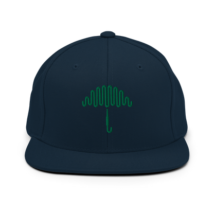 Shamrock Crest Dark Navy Snapback Hat