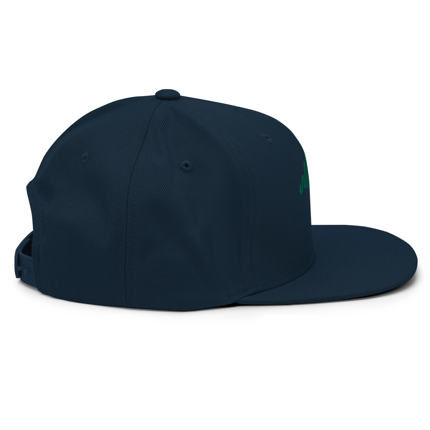 Shamrock Crest Dark Navy Snapback Hat