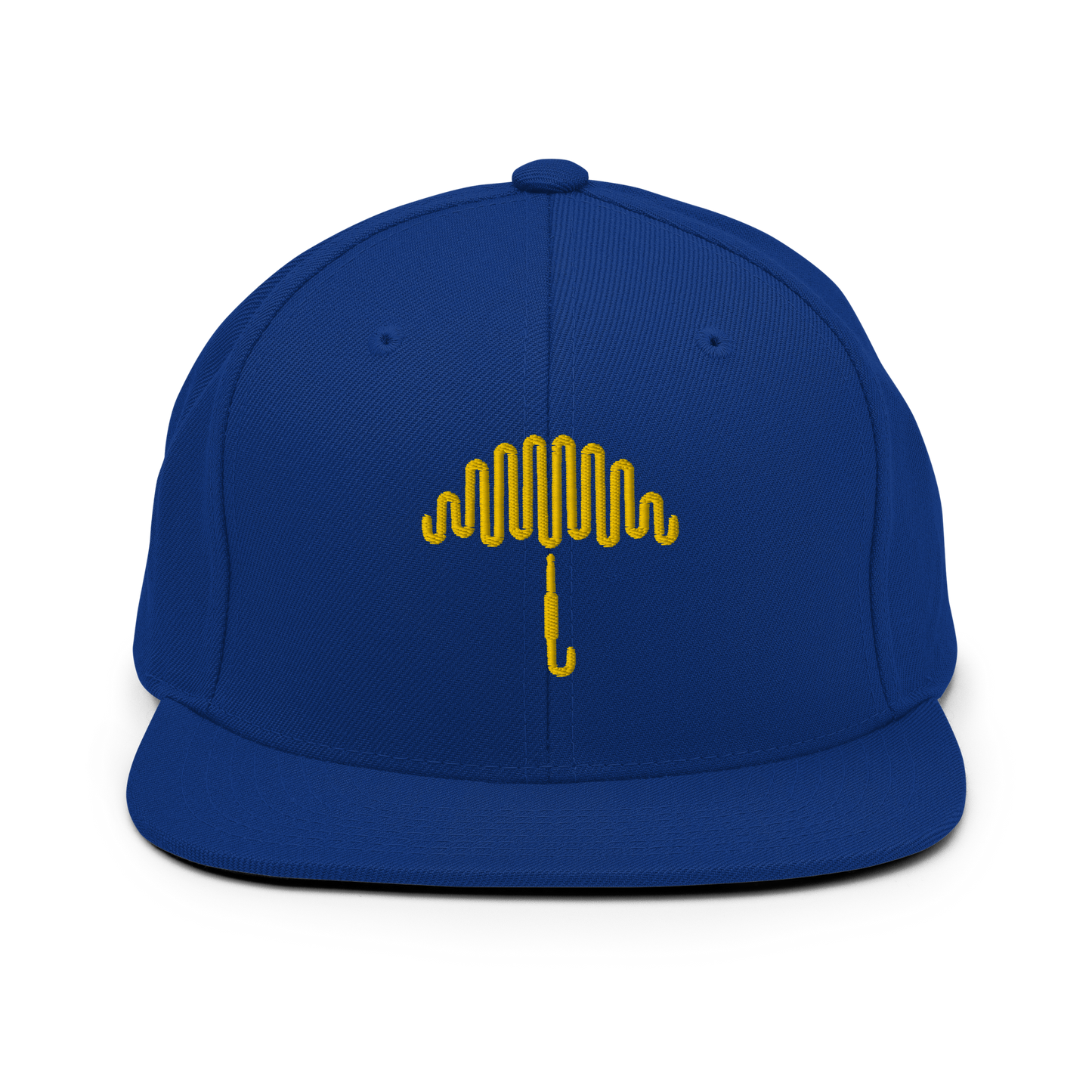 Trident Crest Blue Snapback Hat