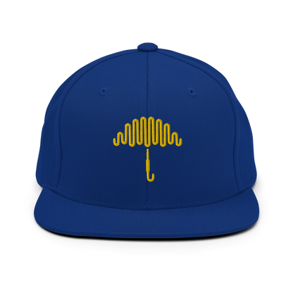 Trident Crest Blue Snapback Hat