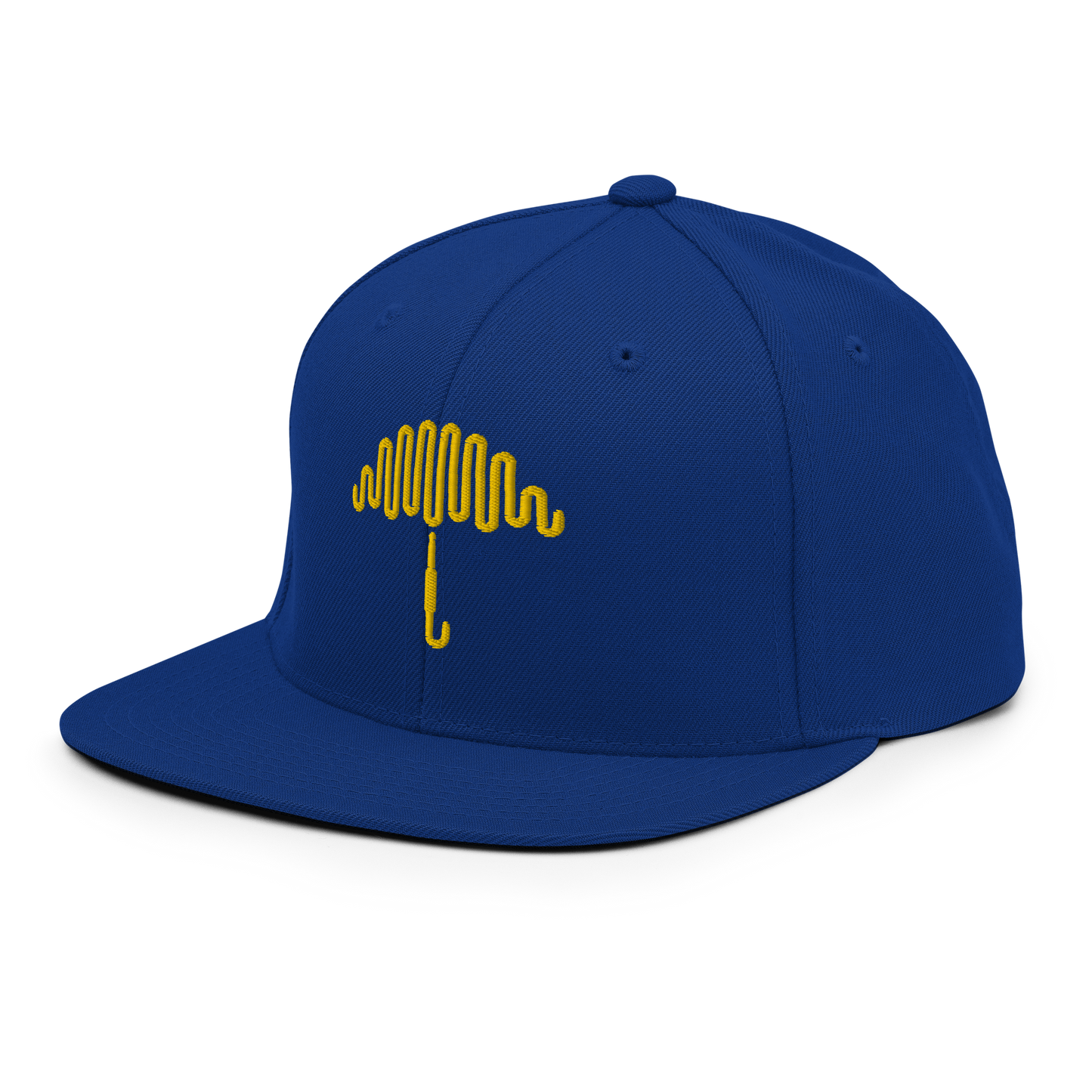 Trident Crest Blue Snapback Hat