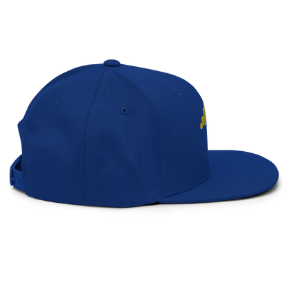 Trident Crest Blue Snapback Hat