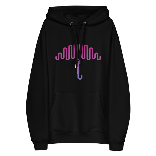 Vibrant Crest Premium Eco Hoodie Black