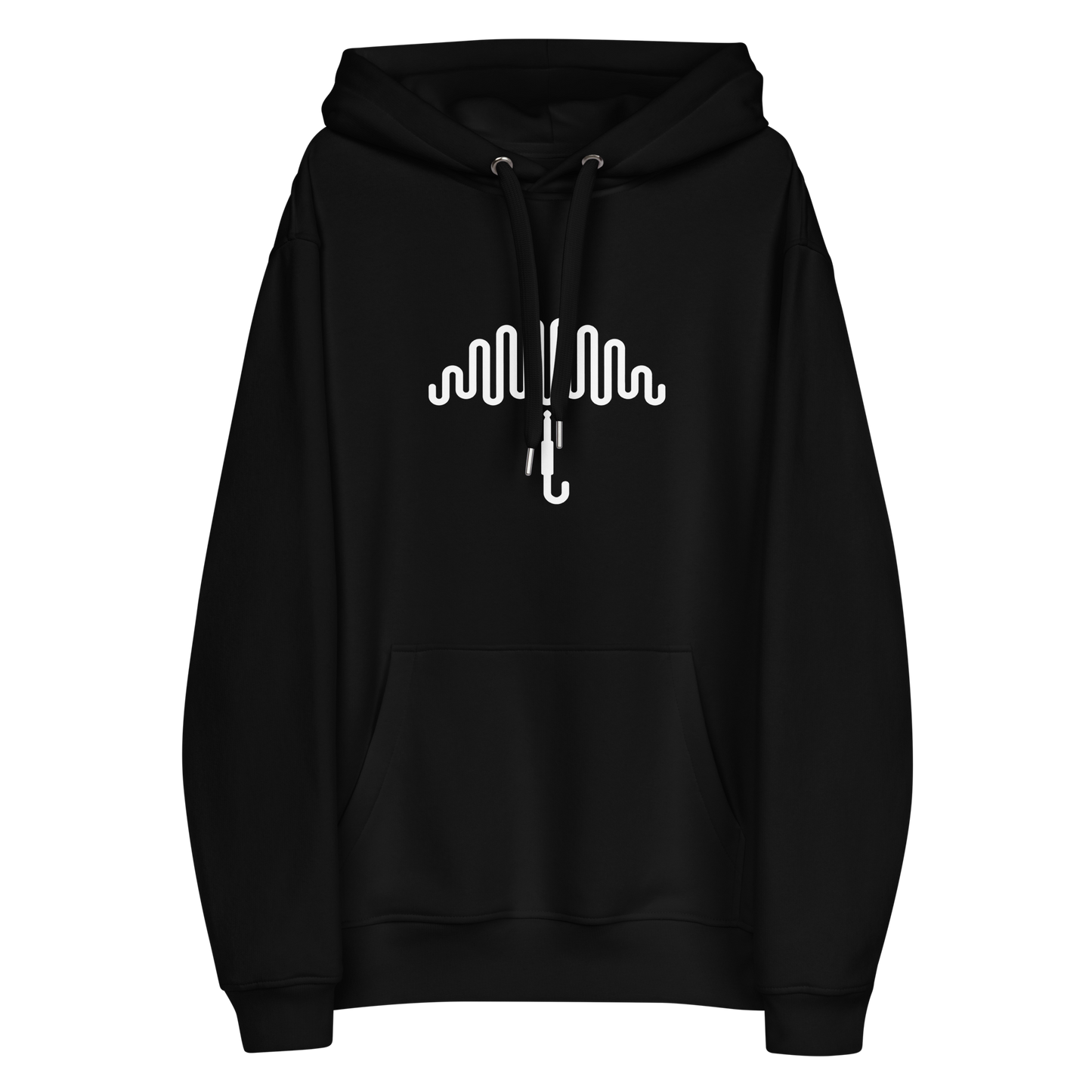 Alpine Crest Black Premium eco hoodie