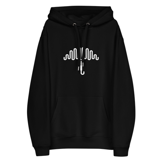 Alpine Crest Black Premium eco hoodie