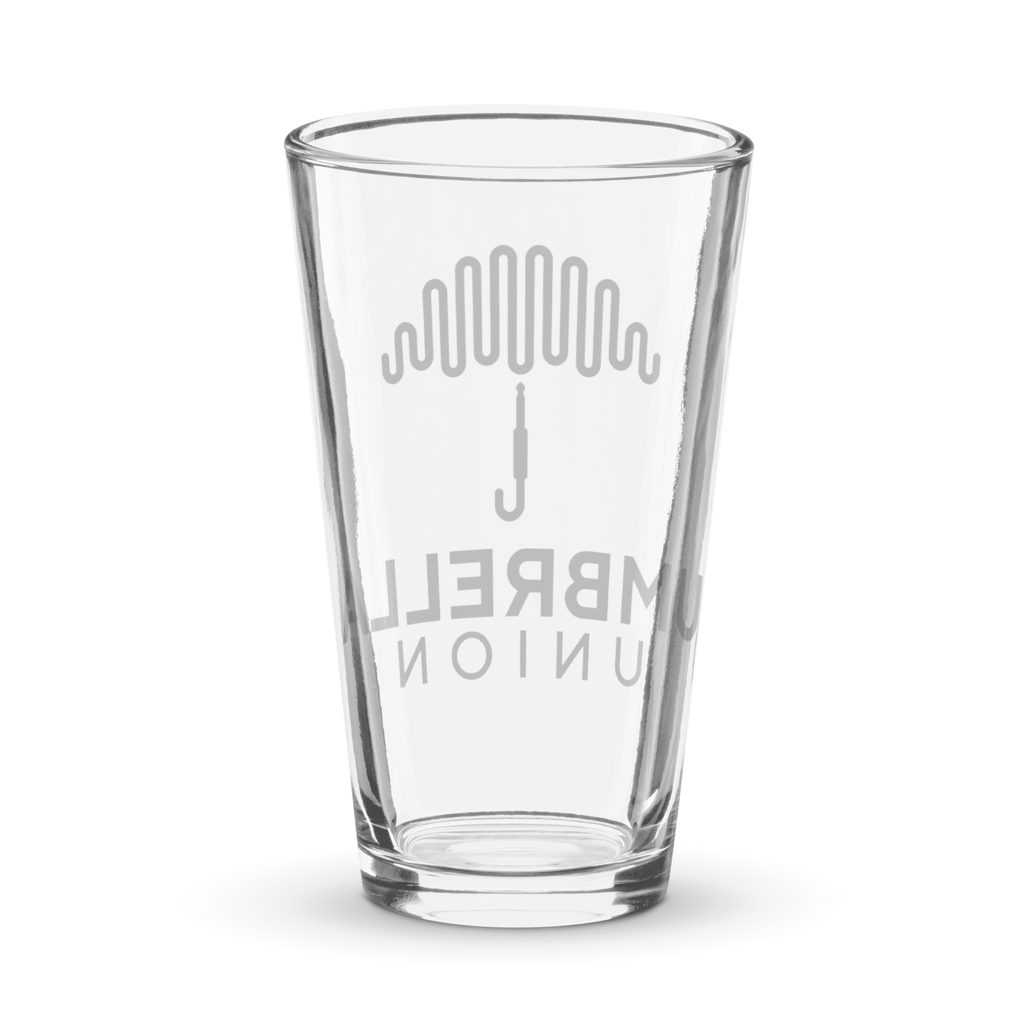 Umbrella Union Shaker Pint Glass