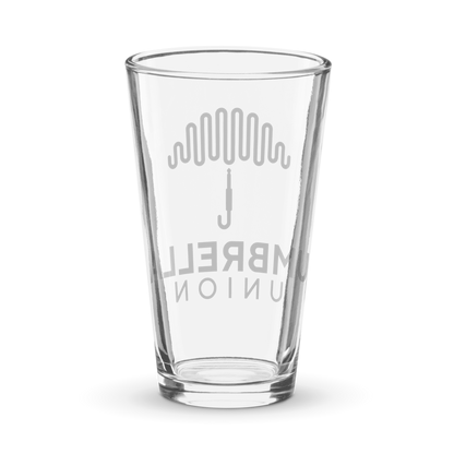 Umbrella Union Shaker Pint Glass