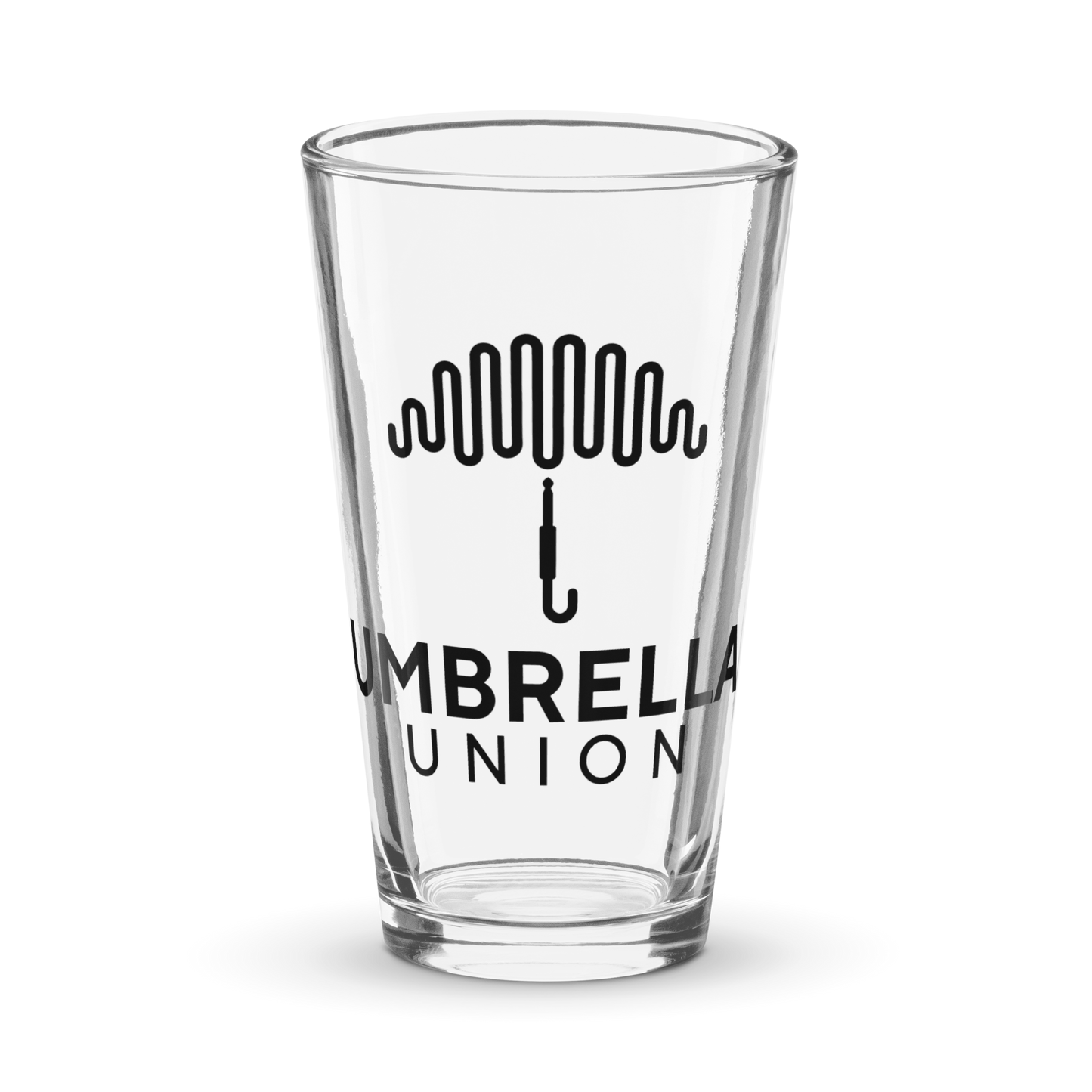 Umbrella Union Shaker Pint Glass