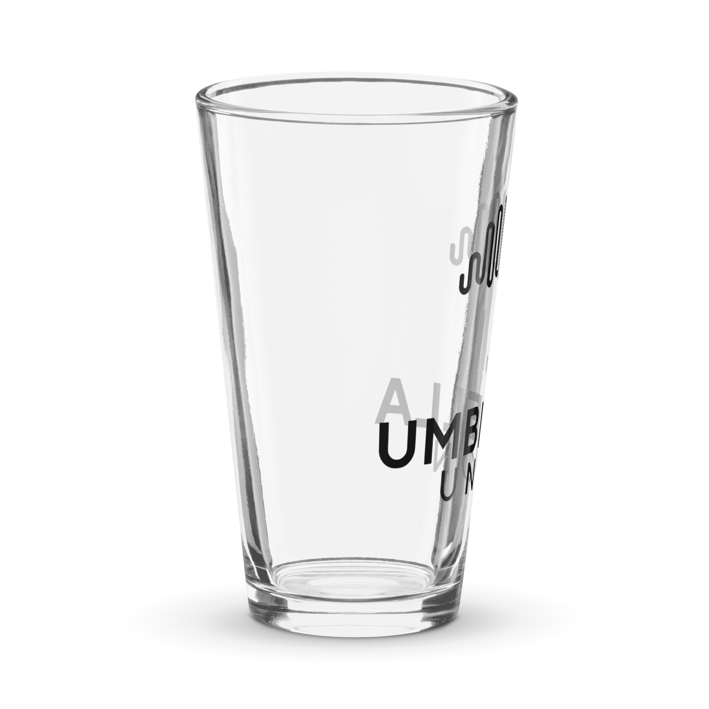 Umbrella Union Shaker Pint Glass