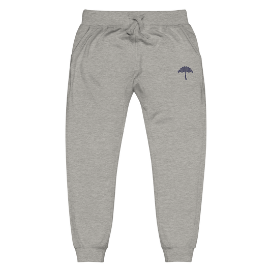 Navy Crest Fleece Sweatpants