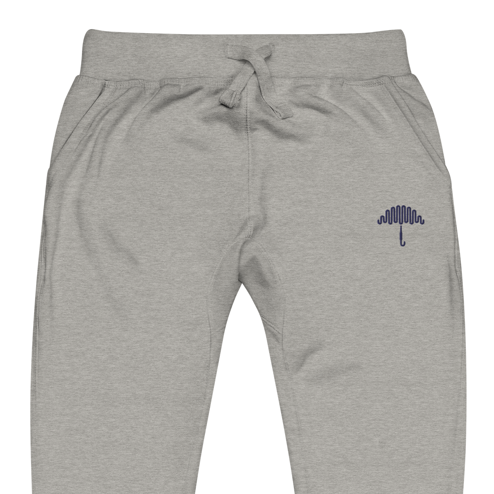 Navy Crest Fleece Sweatpants