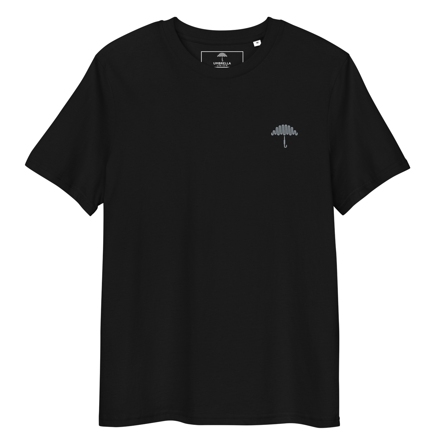 Monotone Crest Grey Organic Cotton T-Shirt