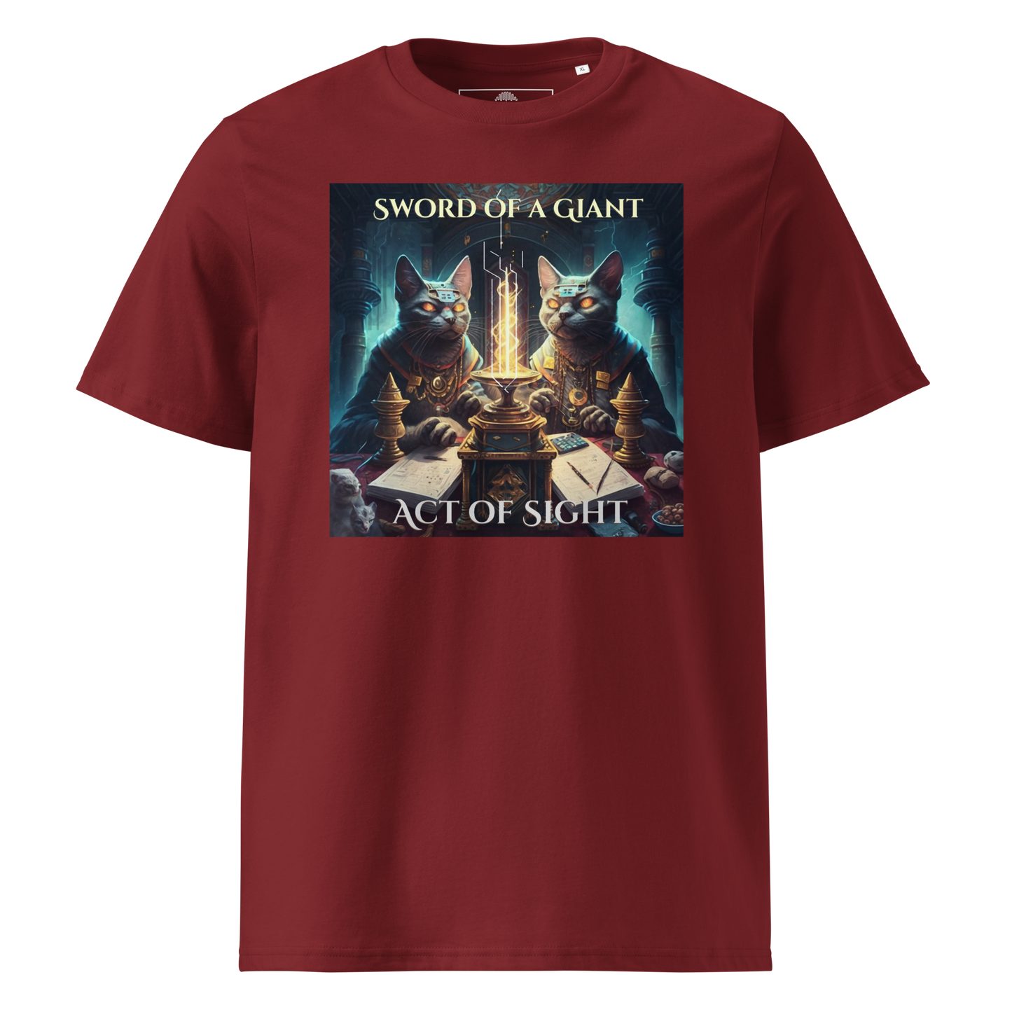 Sword of a Giant Act of Sight Organic Cotton T-Shirt