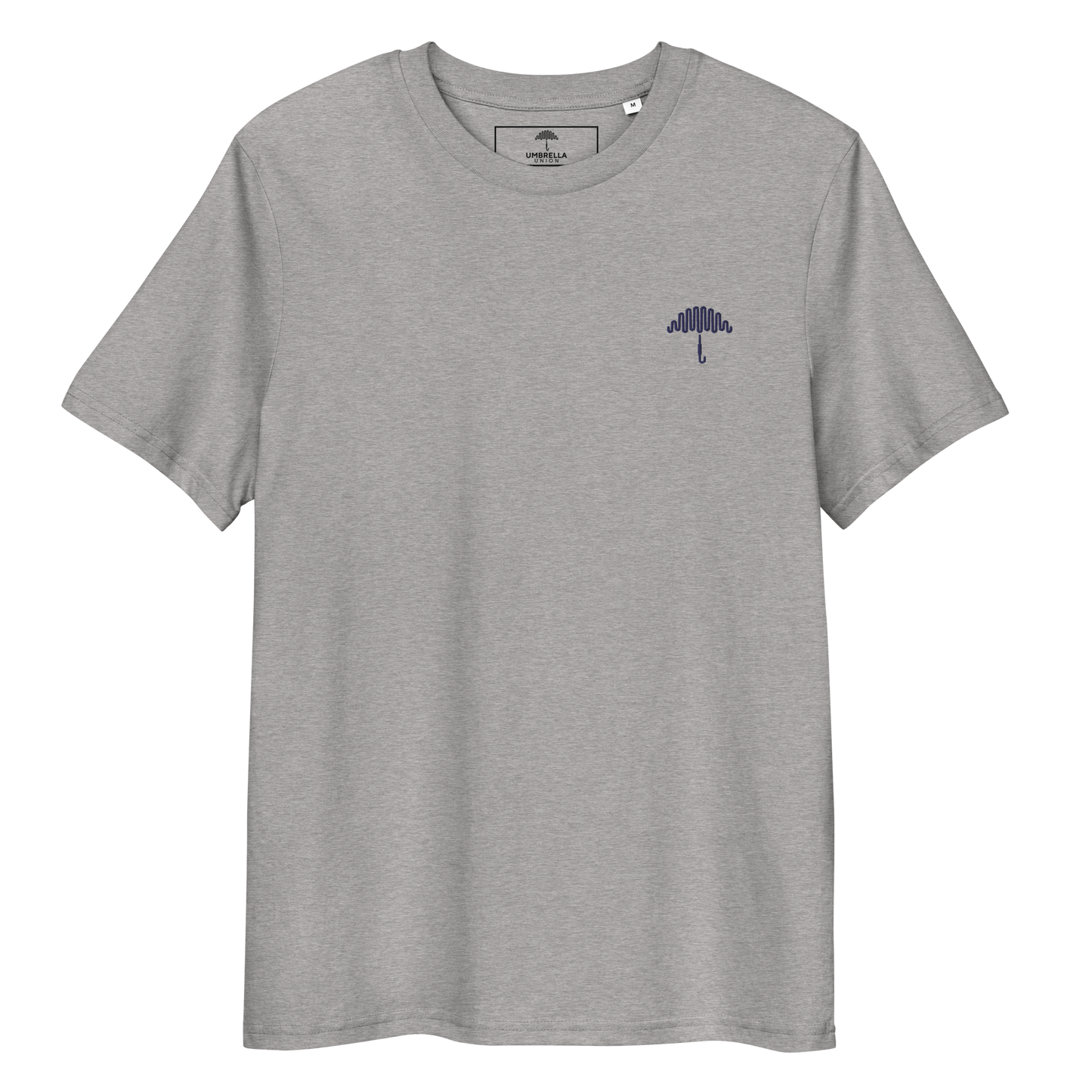 Monotone Crest Grey Organic Cotton T-Shirt