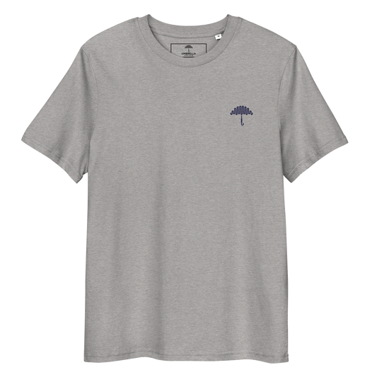 Monotone Crest Grey Organic Cotton T-Shirt