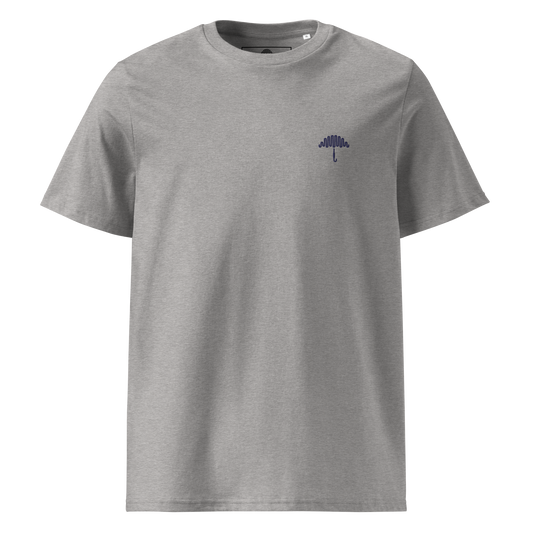 Monotone Crest Grey Organic Cotton T-Shirt